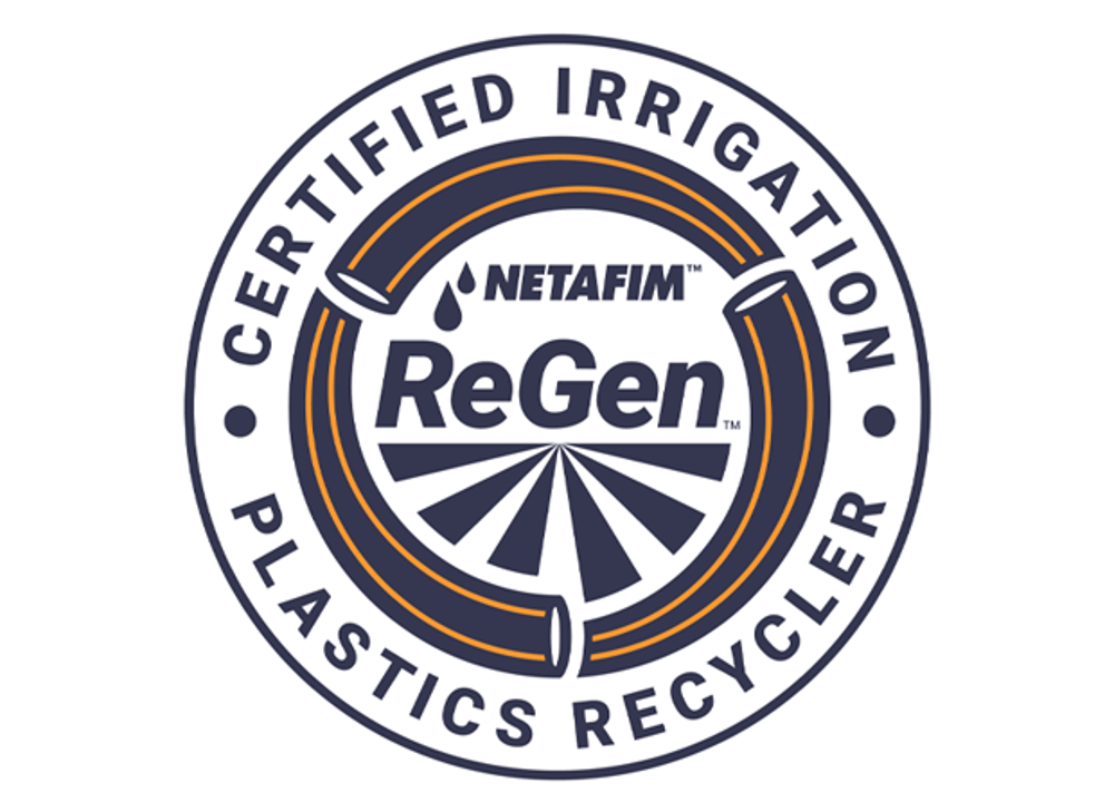ReGen™ AgVantage Certification - Dripline Recycling | Netafim USA