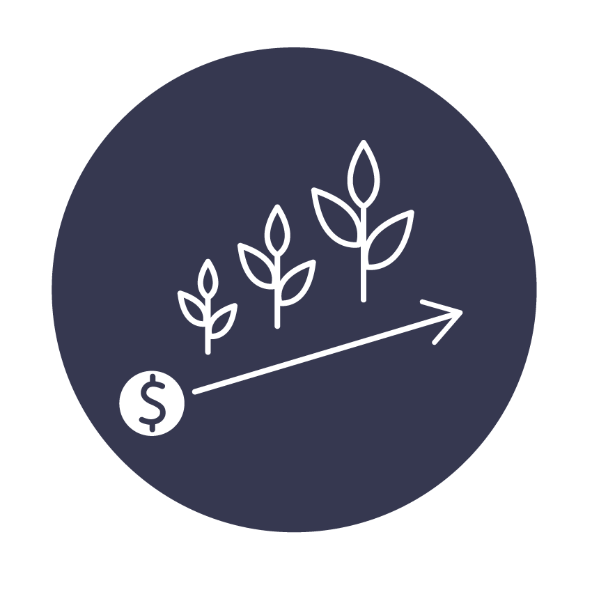 Increase land productivity by full land utilization.