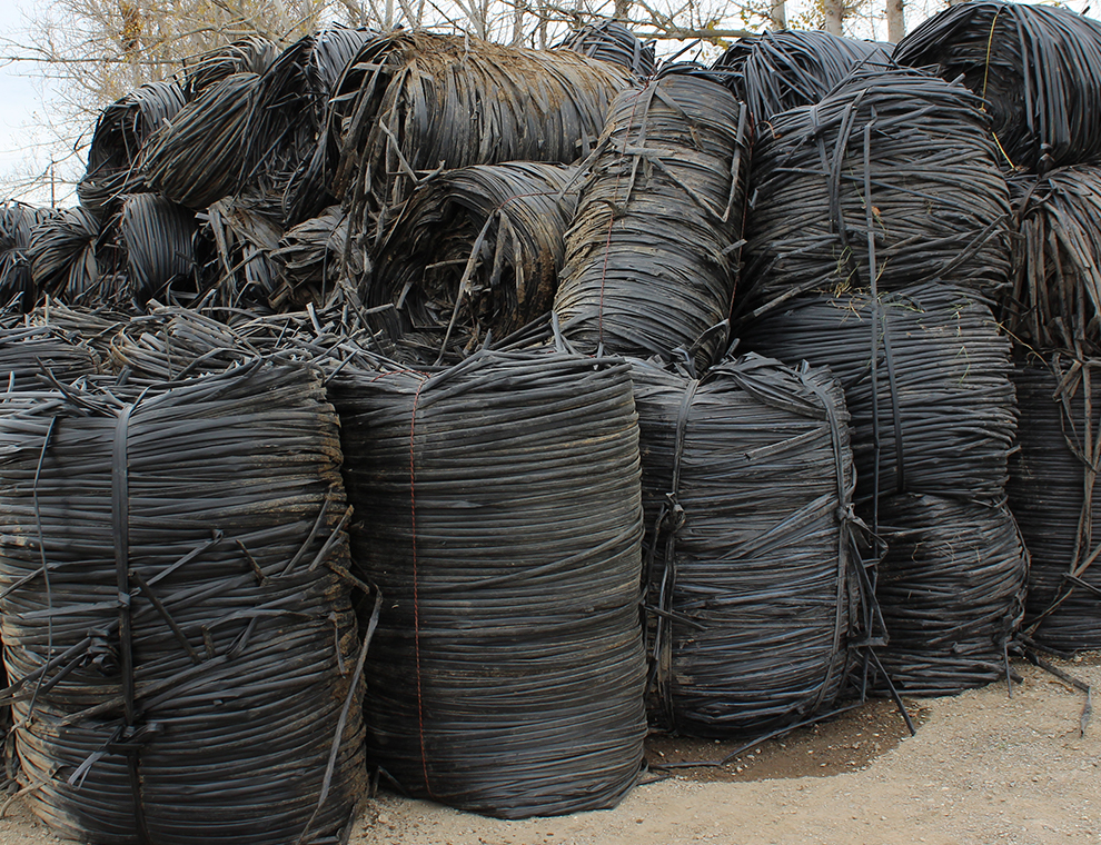 Agricultural Recycling Drip Tape Recycling Netafim USA