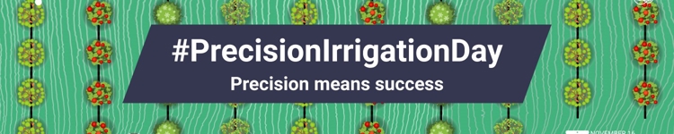 Banner Celebrating Precision Irrigation Day 